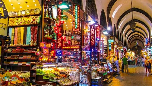 The Egyptian Bazaar Spice Market in Turkey