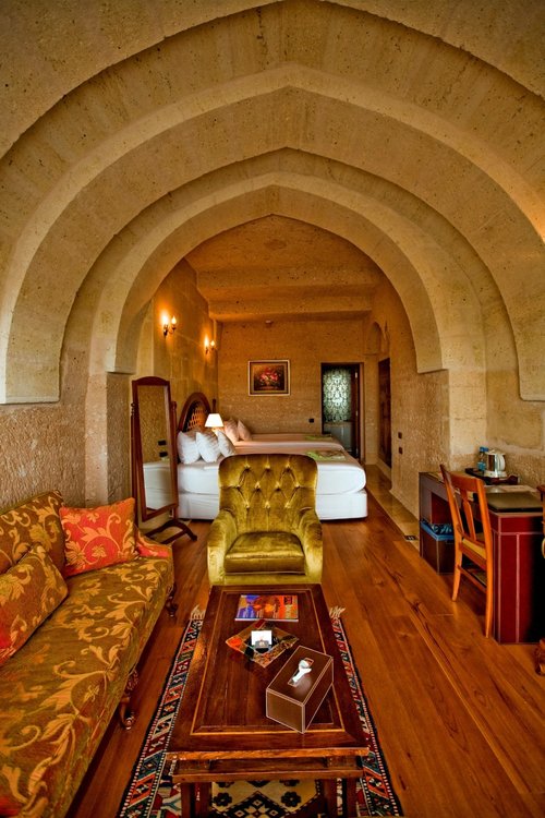 Cave Hotel Room