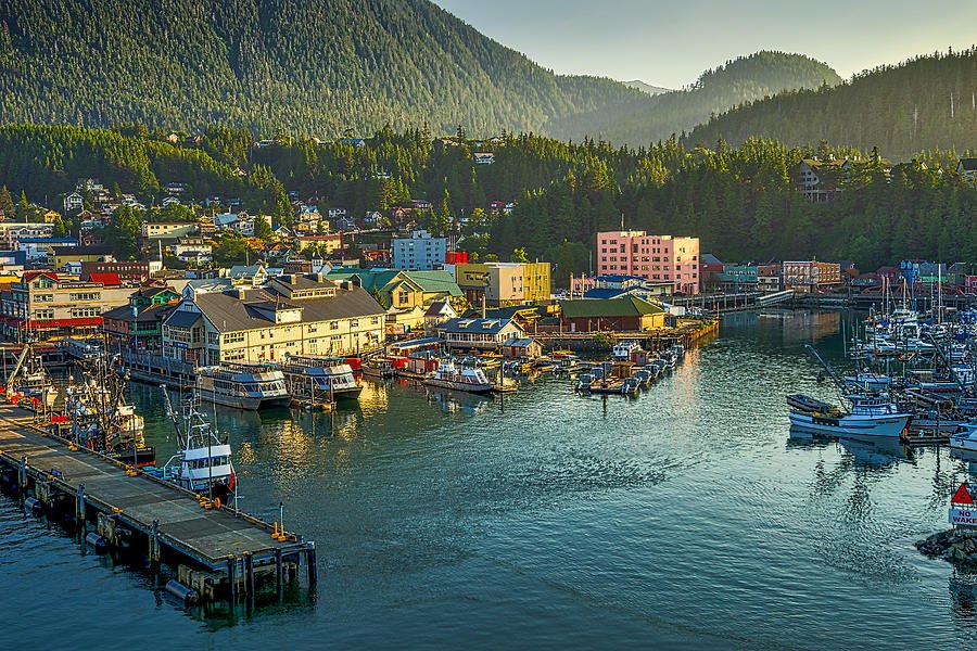 Ketchikan, Alaska early morning