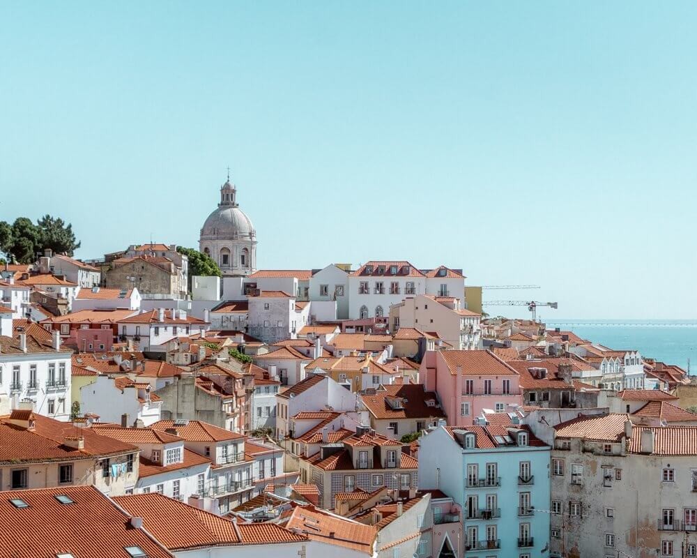 Alfama is probably the most famous neighbourhood in Lisbon because of the beautiful streets, viewpoints, and the character and charm you get from all the classic Portuguese tiles all over the buildings.