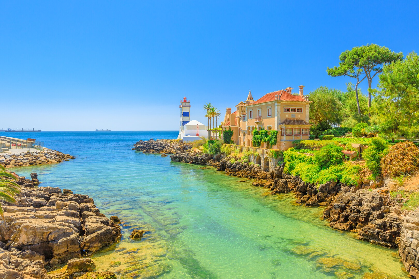 Cascais bay and waterfront