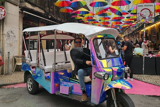 Tuk Tuk tour vehicle in Lisbon