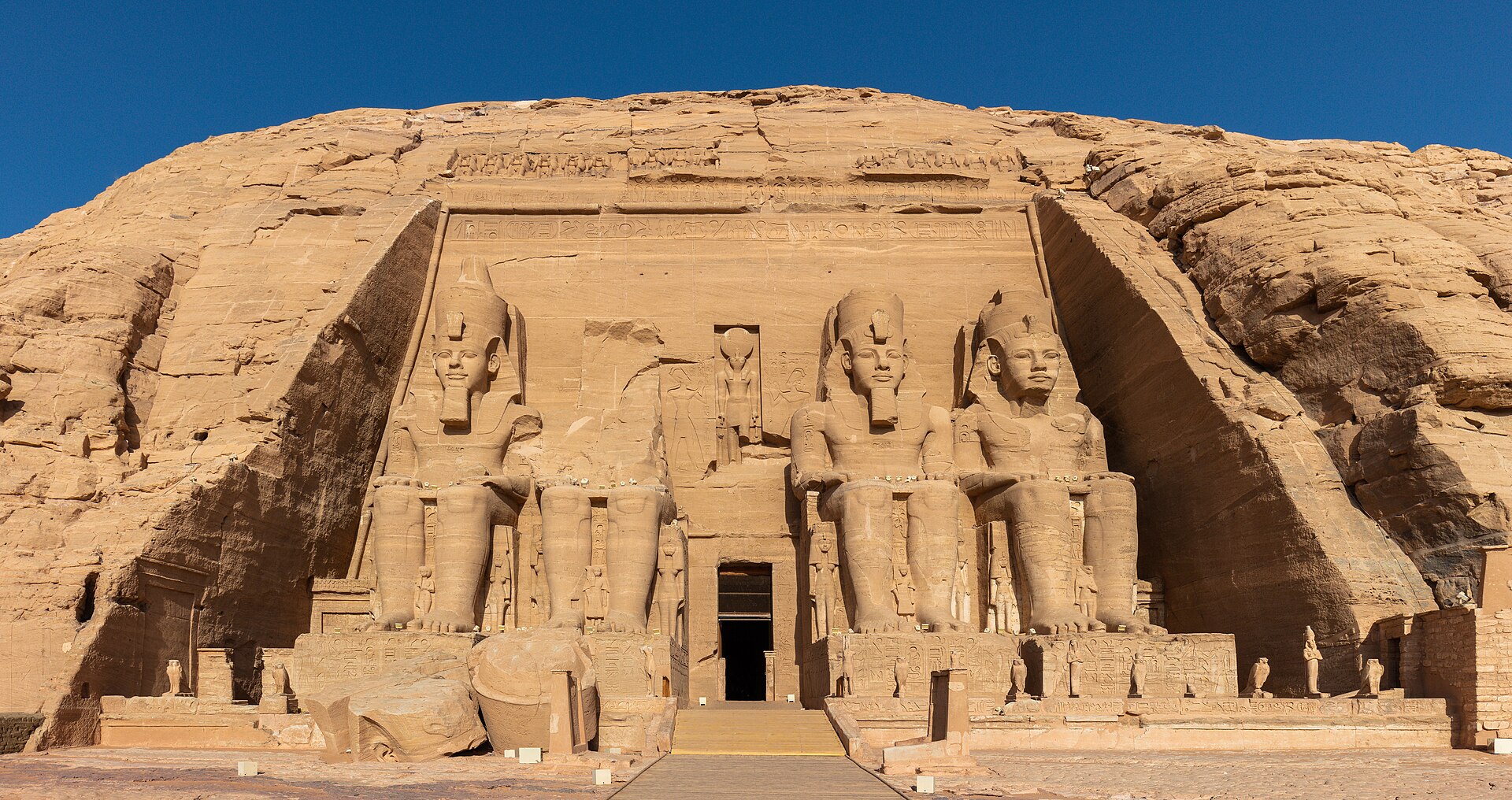 The Great Temple of Ramses II at Abu Simbel