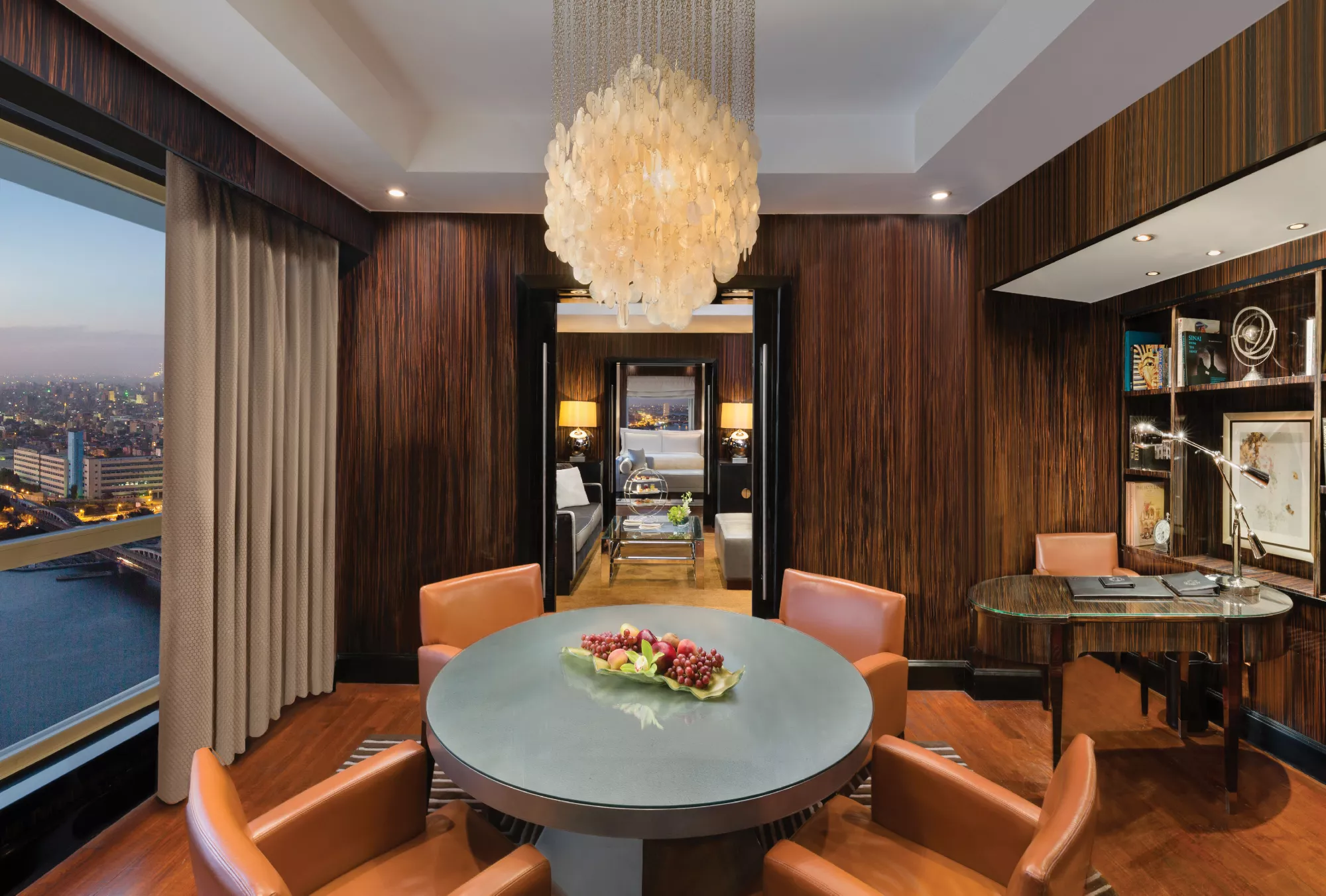 Fairmont Gold Premium Nile View Suite living and dining room