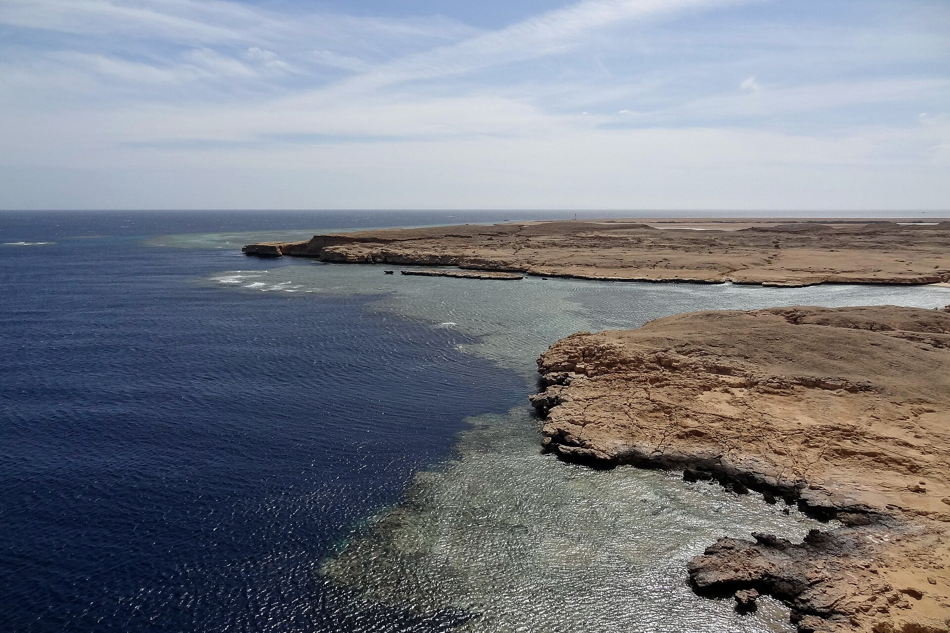The coast of Ras Mohammed National Park